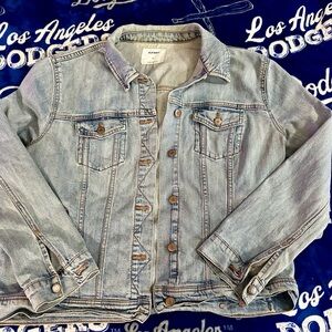 OLD NAVY Denim Jacket with Button Closure